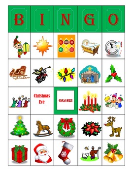 Navidad Bingo by Angela Azevedo | TPT