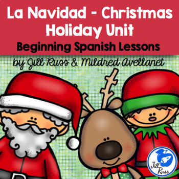 Preview of Navidad Christmas Posadas Beginning Spanish Unit with informational text