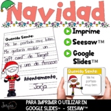 Navidad Christmas Spanish Digital Distance Learning