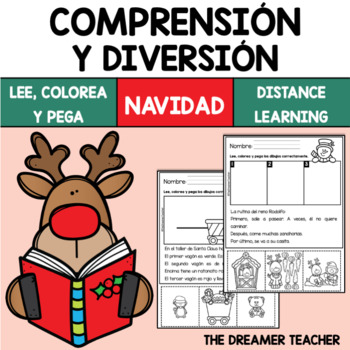 Preview of Navidad: Comprensión y Diversión | Distance Learning | Independent Work Packet