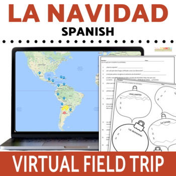 Preview of Navidad Spanish Christmas Activities Virtual Field Trip SPANISH ONLY