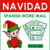 Navidad: Spanish Christmas Word Wall
