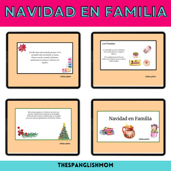 Preview of Navidad en Familia Historia- Christmas with the Family Spanish Story