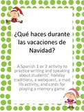 Navidad or Christmas Traditions, Webquest, and mad libs for Spanish Students