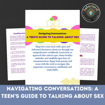 Preview of Navigating Conversations: A Teen's Guide to Talking About Sex