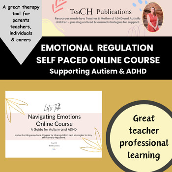 Preview of Navigating Emotions: A Guide for supporting ADHD and Autism Online Course