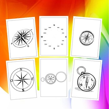Coloring Page compass - free printable coloring pages - Img 12932