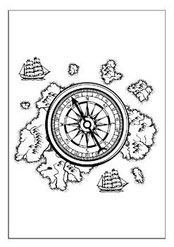 Coloring Page compass - free printable coloring pages - Img 10464