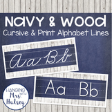 Shiplap and Navy Alphabet Lines