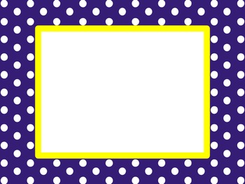 Navy and Yellow Borders and Frames by ClipArt Couple | TpT