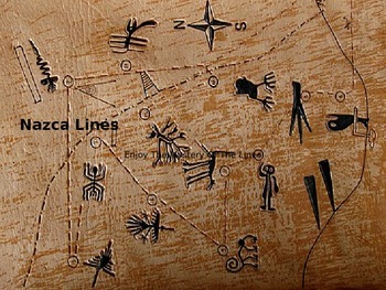 Nazca Lines Power Point - History Pictures Facts - 9 Slides by KLS Reading