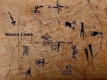 Preview of Nazca Lines Power Point - History Pictures Facts - 9 Slides