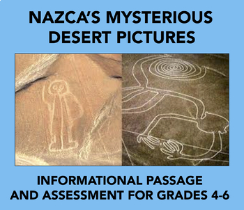 Preview of Nazca's Mysterious Lines and Pictures: Reading Passage and Assessment