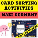 Nazi Germany History Card Sorting Activity - PDF and Digital