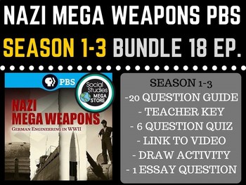 Preview of Nazi Mega Weapons PBS  Season 1-3 Bundle 18  Episodes World War II
