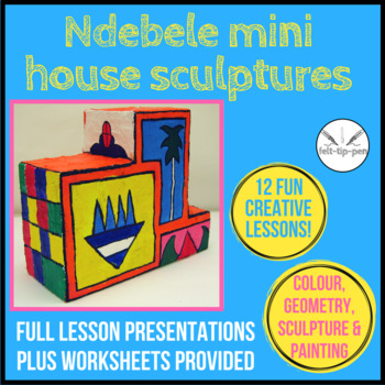 Preview of Ndebele modroc houses: colour & geometry, sculpture & painting scheme of work