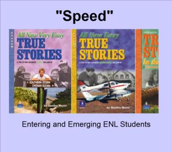 Preview of Nearpod-Beginning Reading Unit-"Speed" from the book Very Easy True Stories