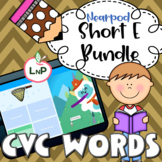 Nearpod CVC Words Literacy Center Bundle for Short E