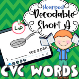 Nearpod Decodable Short A CVC Words for Kindergarten Liter