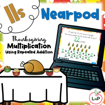 Preview of Nearpod Math Centers Multiplication Facts with Repeated Addition 11s Tables