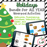 Nearpod Holiday Phonics Reading Games and Activities for ALL YEAR