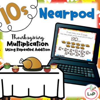 Preview of Nearpod Math Centers Multiplication Facts by Repeated Addition