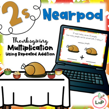 Preview of Nearpod Multiplication Math Centers 2s Multiplication Facts
