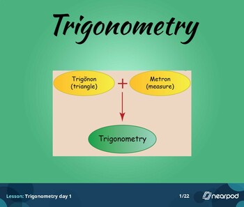 Preview of Nearpod:  Trigonometry Ratios - sin-cos-tan