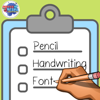 Preview of Neat Pencil Handwriting Font | Back to School | Fun Fonts