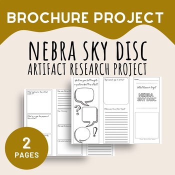 Preview of Nebra Sky Disc Ancient Artifact Research Brochure, PDF, 2 Pages