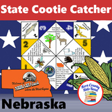 Nebraska State Facts and Symbols Cootie Catcher Activity P