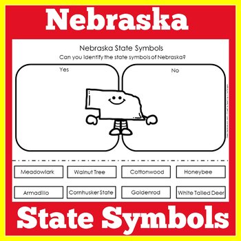 Nebraska State Symbols Worksheet