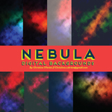 Nebula Digital Backgrounds and Embellishments Set