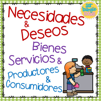 Preview of Necesidades y Deseos /  Bienes y Servicios / Consumidores y Productores