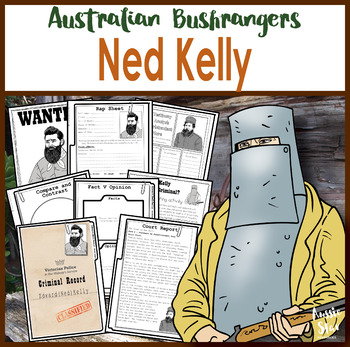 Preview of Ned Kelly Australian Bushranger Activity Pack