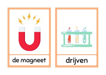 Preview of Nederlandse woordkaartjes Wetenschap & onderzoek