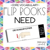 Need Core Vocab Flip Book