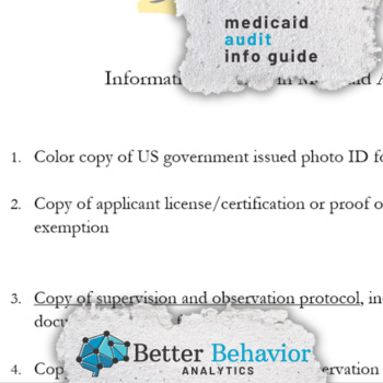 Preview of Needed Information for Medicaid Audit (BCBA)
