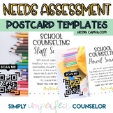 Needs Assessment Postcard Survey Template School Counselors