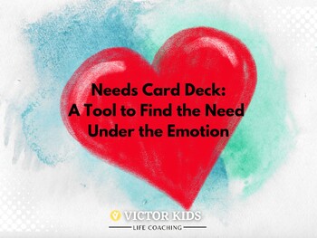 Preview of Needs Card Deck with Parent/Educator Guide