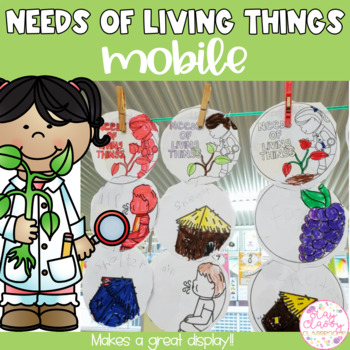 Preview of Needs of Living Things Mobile