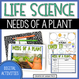 Needs of a Plant Digital Activities - 2nd & 3rd Grade Life