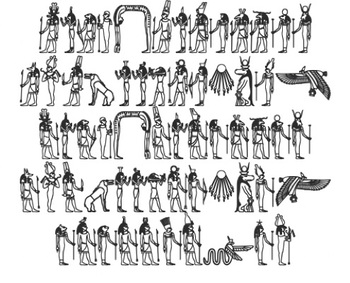 Preview of Neferchichi's Egyptian Fonts: Egyptian Gods