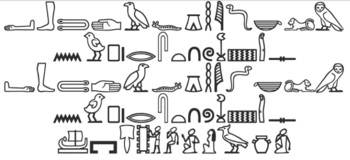 Preview of Neferchichi's Egyptian Fonts: Hieroglyphics