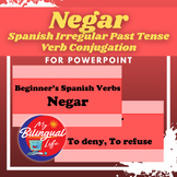 Negar - Spanish Irregular Past Tense Verb Conjugation - Po