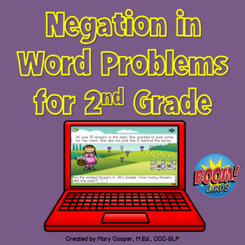 Preview of Negation in Word Problems for 2nd Grade