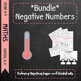 *Bundle* Negative Numbers - Ordering Negatives Lesson and 