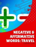 Negative and Affirmative Words – Travel Lesson Plan for Spanish 2