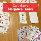 Negative Numbers Battle Card Game