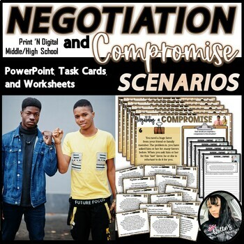 Preview of Negotiation and Compromise Scenarios for TEENS (Print and Digital)